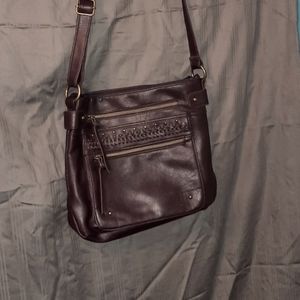 Handbag brown in color